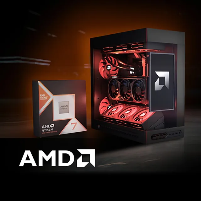 AMD Ryzen 7 9850X3D — illustration officielle AMD