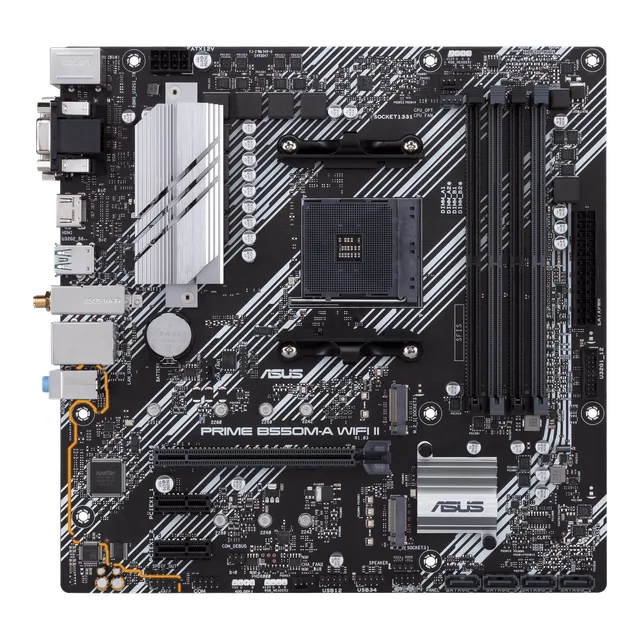 ASUS Prime B550M-A WiFi II — illustration officielle ASUS