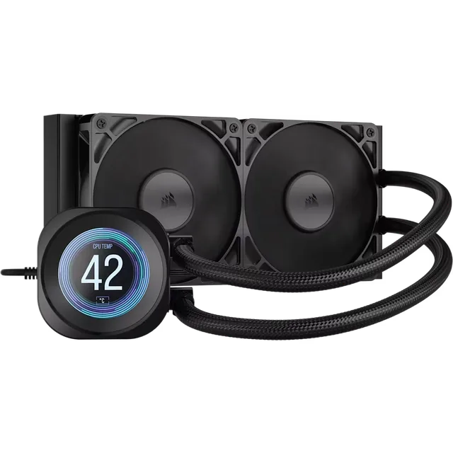 Corsair Nautilus 240 RS LCD watercooling 240 mm — illustration officielle Corsair