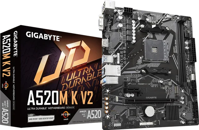 GIGABYTE A520M K V2 — illustration officielle GIGABYTE