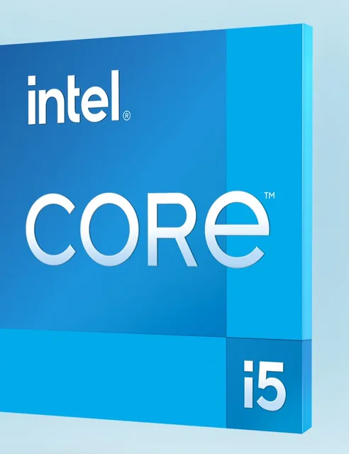 pastille Intel Core i5 14e génération, commune à la gamme — illustration officielle Intel