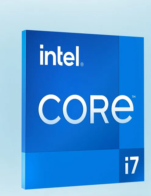 pastille Intel Core i7 14e génération, commune à la gamme — illustration officielle Intel