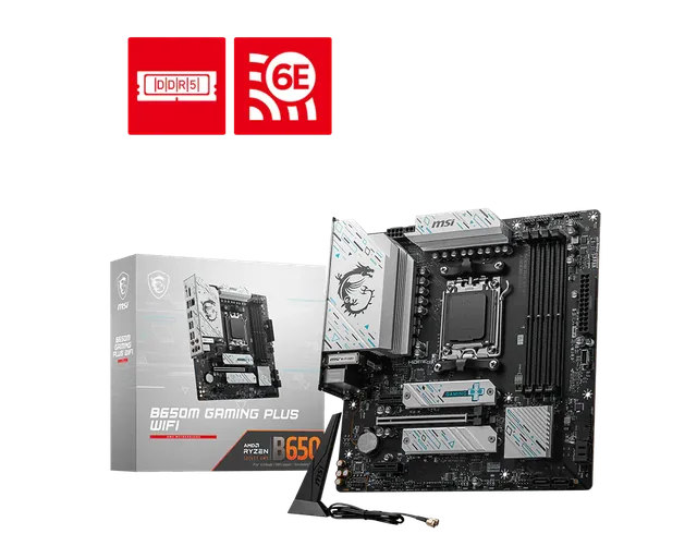 MSI B650M Gaming Plus WiFi — illustration officielle MSI