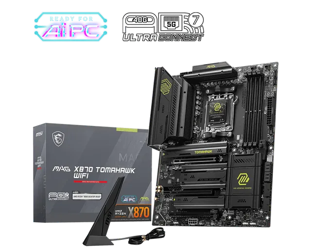 MSI MAG X870 Tomahawk WiFi — illustration officielle MSI